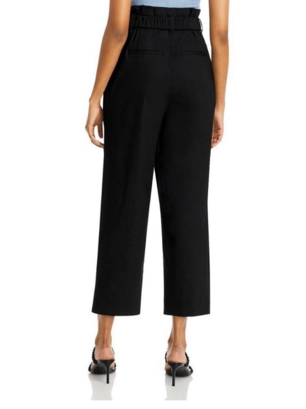 10 Crosby Derek Lam Atto Paperbag Waist Pants w/Belt Size 6 - Picture 2 of 11